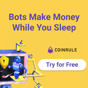 Coinrule, Create trading Bots, make money while you sleep.